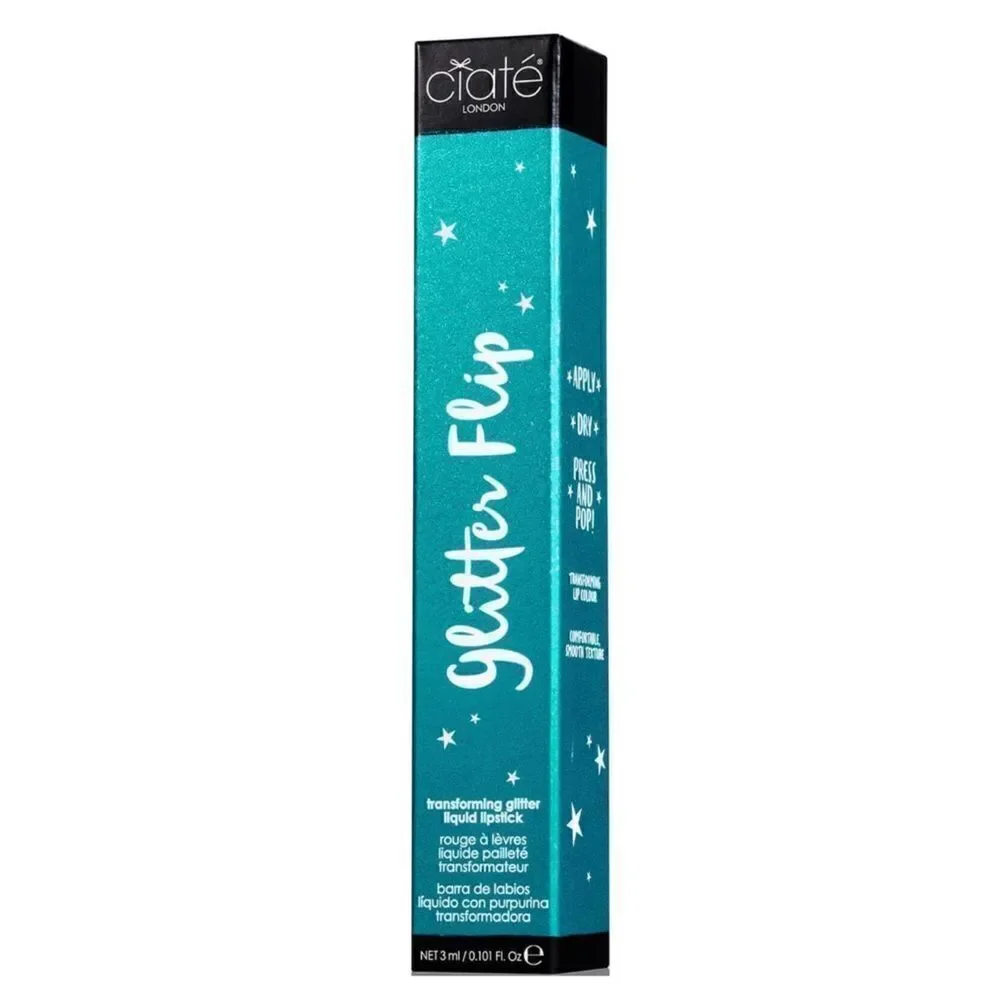 NIB Ciate London GLITTER FLIP Lipstick Glittery Liquid Lipstick in Siren